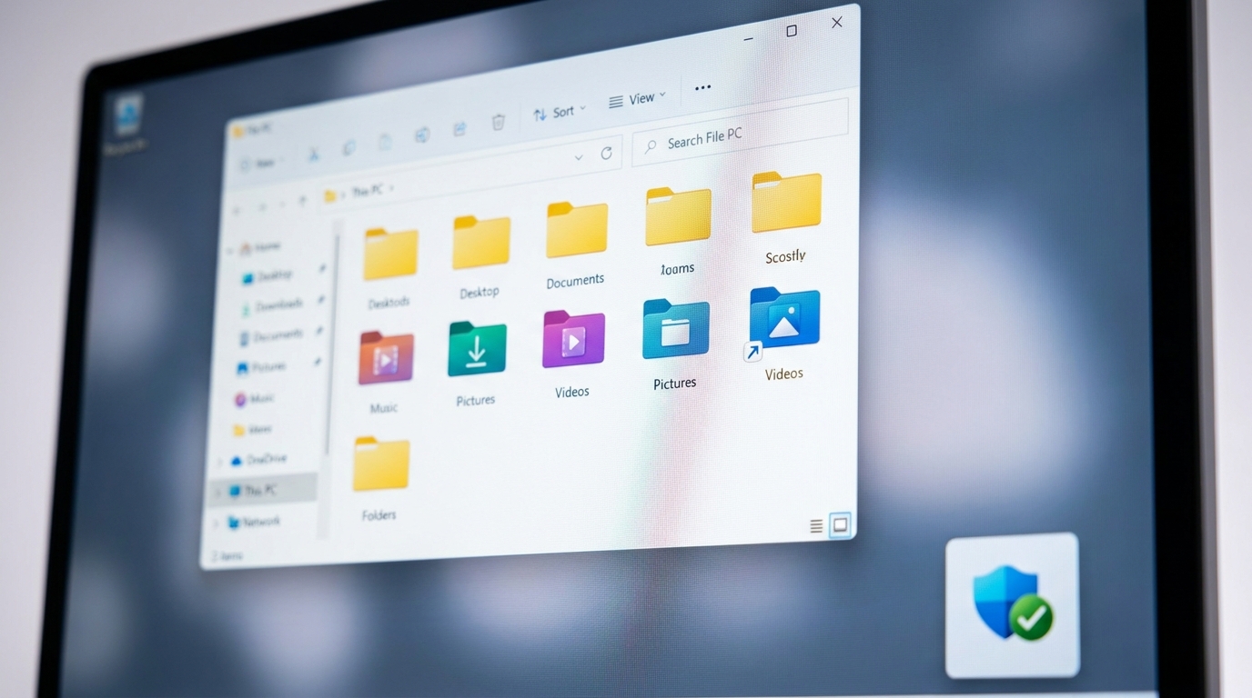 Windows mappa ikonok változása a biztonsági frissítés után