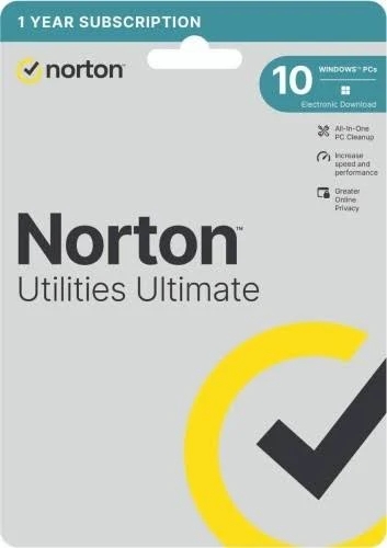 Norton Utilities Ultimate 1 éves előfizetés, 10 PC/Windows eszközhöz, elektronikus letöltés