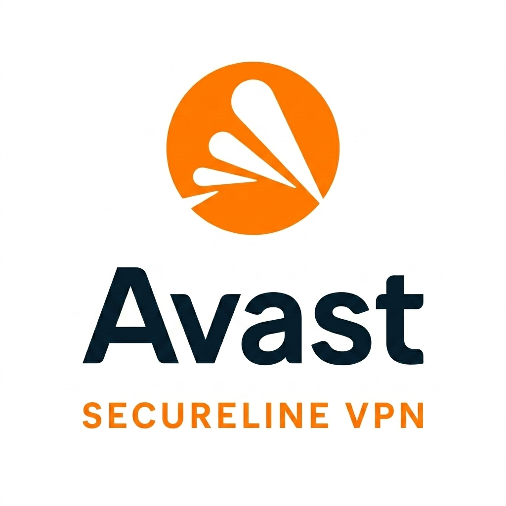 Avast SecureLine VPN Avast SecureLine VPN logó - narancssárga és sötétkék színű biztonsági szoftver ikon