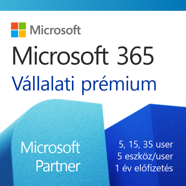 Microsoft 365 Vállalati prémium Microsoft 365 Vállalati prémium csomag - Microsoft Partner ajánlat 5-35 felhasználóhoz