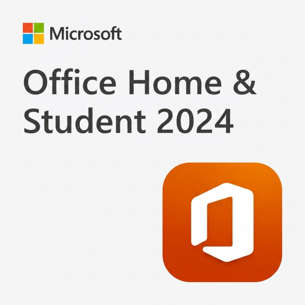 Microsoft Office Home & Student 2024 szoftver logója és termékneve